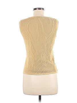 Cable & Gauge Sleeveless Silk Top (view 2)