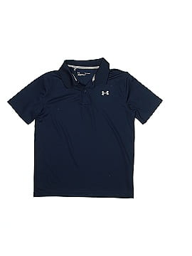 Under Armour Active T-Shirt: Yellow Solid Sporting & Activewear - Kids Boy's Size X-Small, thredUP