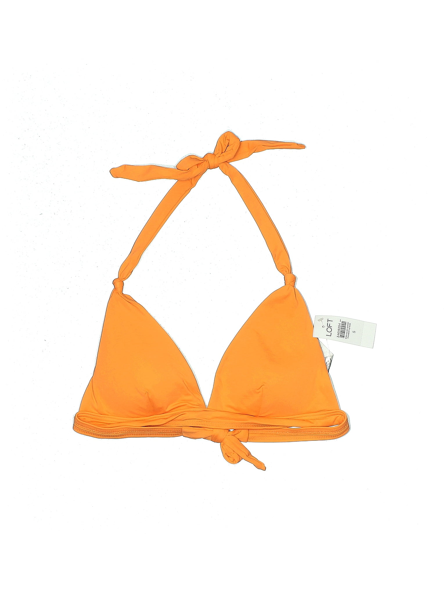 LOFT Beach Orange Swimsuit Top Size S 50 off ThredUp