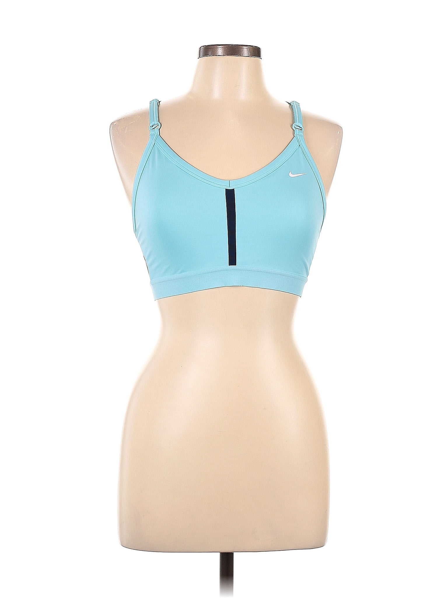 Nike Blue Sports Bra Size L 62 off ThredUp