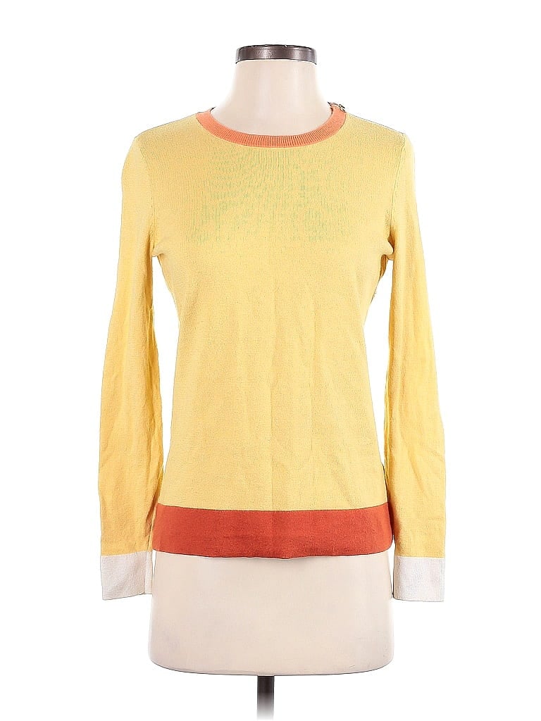 Talbots Color Block Yellow Pullover Sweater Size S (Petite) - photo 1