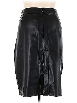 Universal Standard Faux Leather Skirt (view 2)