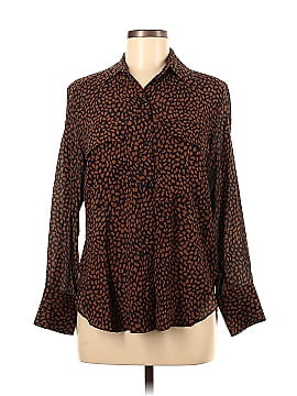 Zara Long Sleeve Button-Down Shirt (view 1)