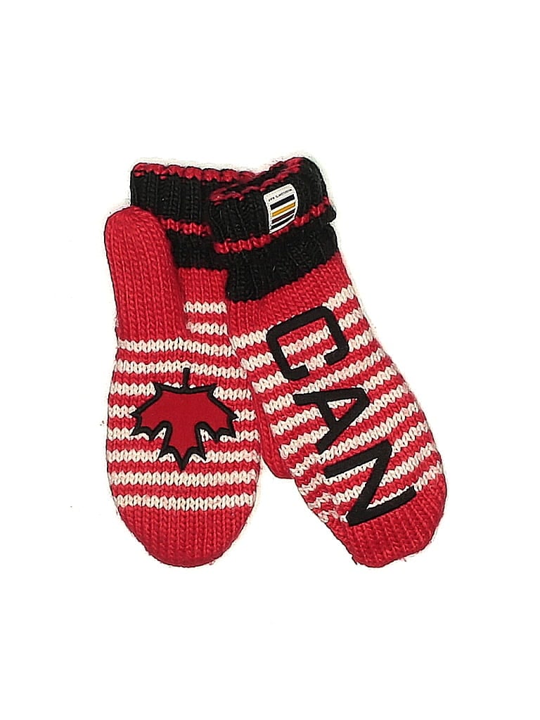 Hudson's Bay Co. 100% Acrylic Red Mittens One Size (Youth) - photo 1