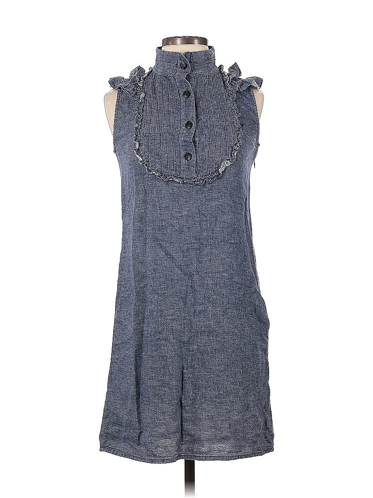 Sunner Blue Casual Dress Size 4 - photo 1
