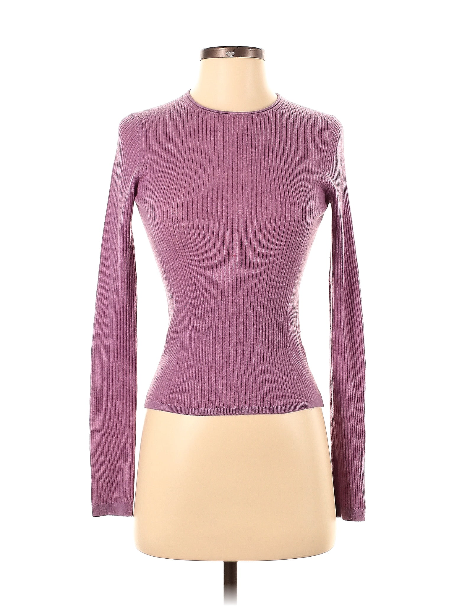 Winslow Oversized Luxe Cashmere Crew Purple