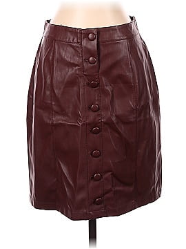 Candace Cameron Bure Faux Leather Skirt (view 1)