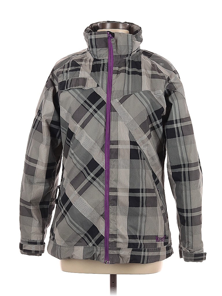 Marker Grid Plaid Purple Jacket Size M - 59% off | ThredUp