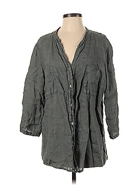 Mademoiselle Tara Long Sleeve Button-Down Shirt (view 1)