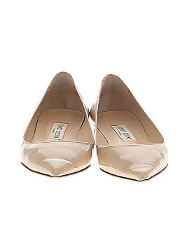 Jimmy Choo Romy Leather Pointed Toe Ballet Flats (view 2)