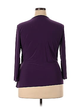 Black Label by Evan Picone 3/4 Sleeve Blouse (view 2)