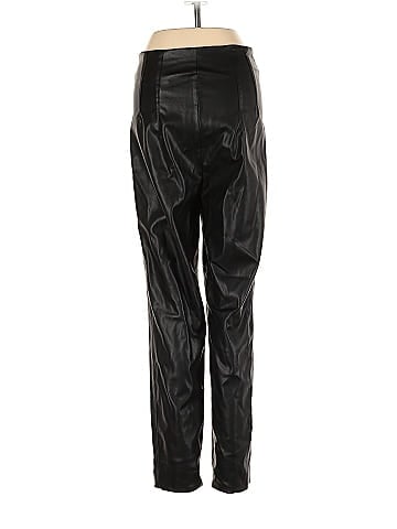 Zara Faux Leather Pants (view 2)