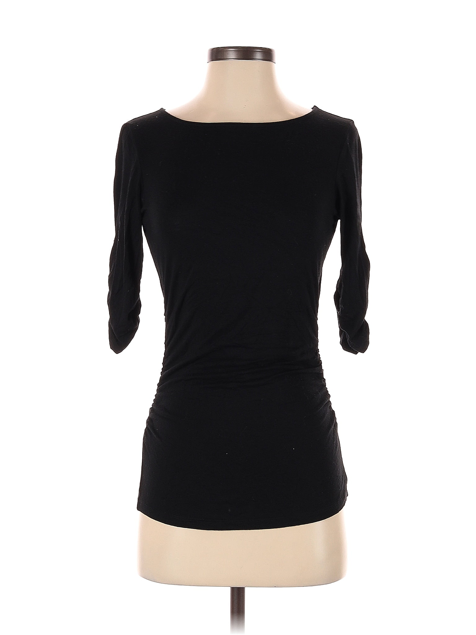 Saks Fifth Avenue Black 3/4 Sleeve T-Shirt Size XS - 67% off | ThredUp