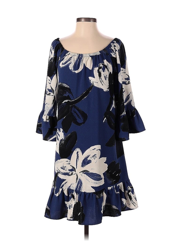 Pre-owned Bobeau Cocktail Dress In Blue