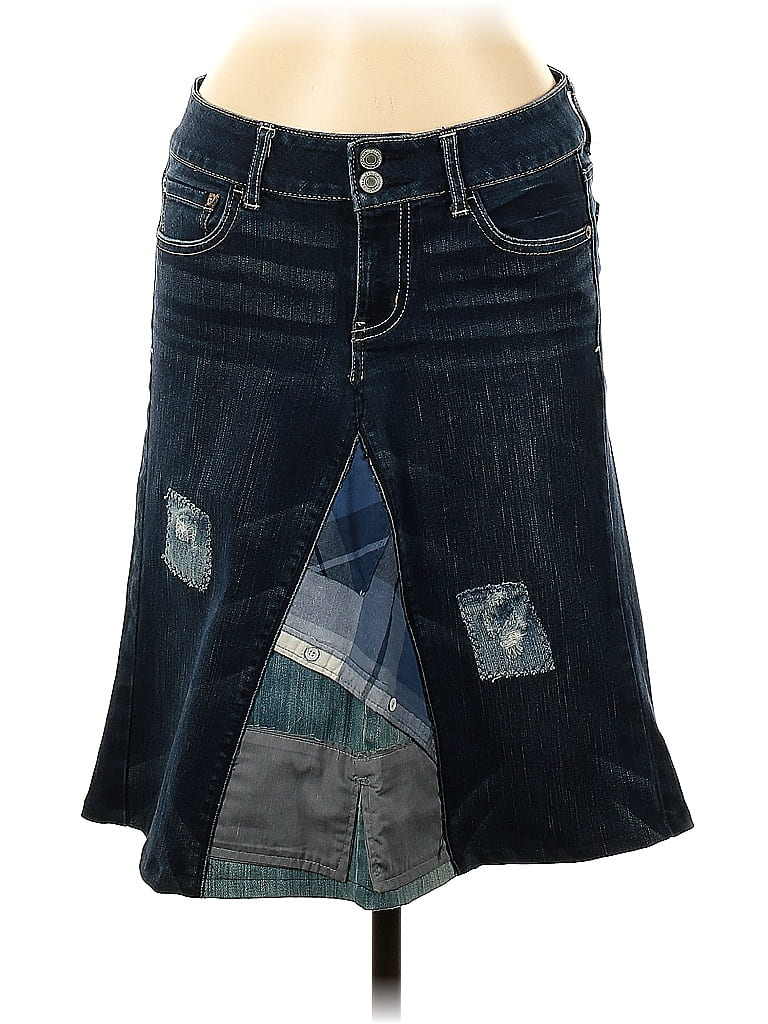 Jupe En Jean American Eagle Size 8 - Mini Jupe Courte Bleue - Occasion Très Bon État