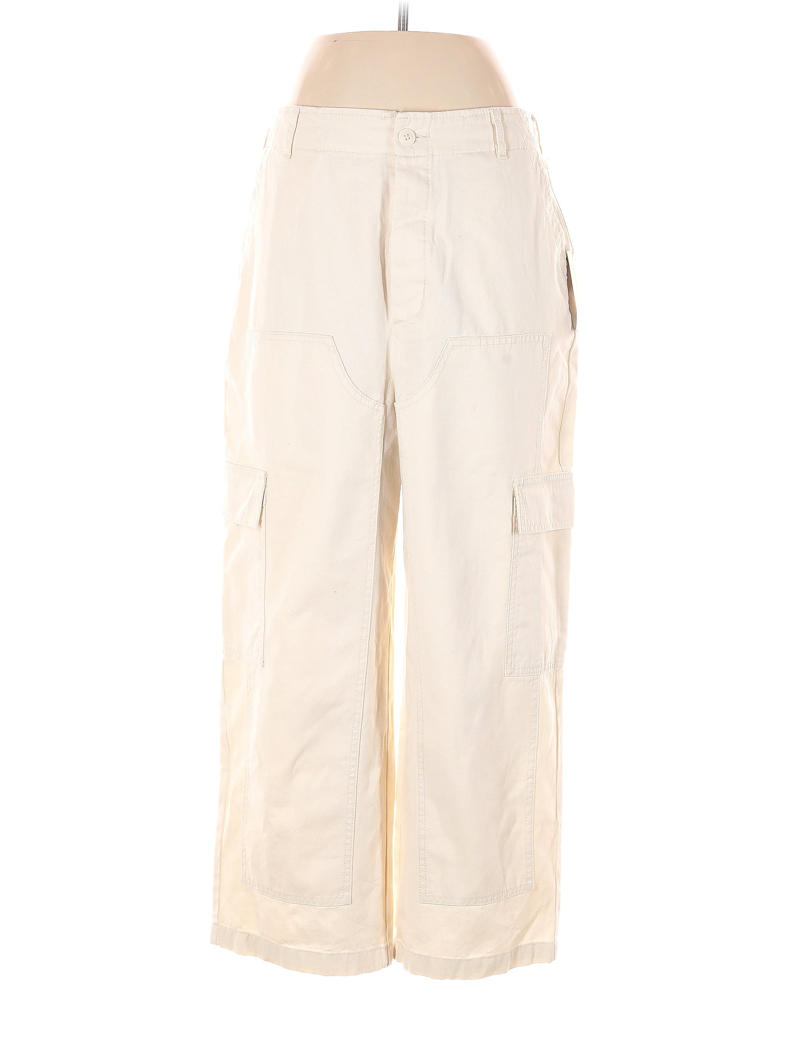 IVORY CARGO DENIM TOP