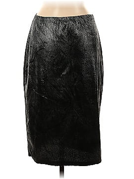 Carole Little Faux Leather Skirt (view 2)