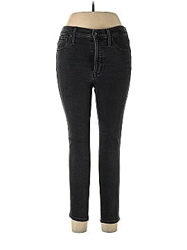 Madewell Petite 10" High-Rise Skinny Jeans in Starkey Wash (view 1)