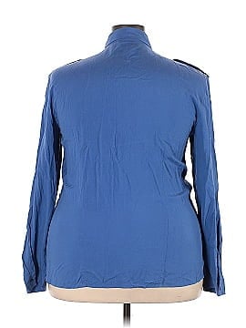Anna and Frank Long Sleeve Silk Top (view 2)