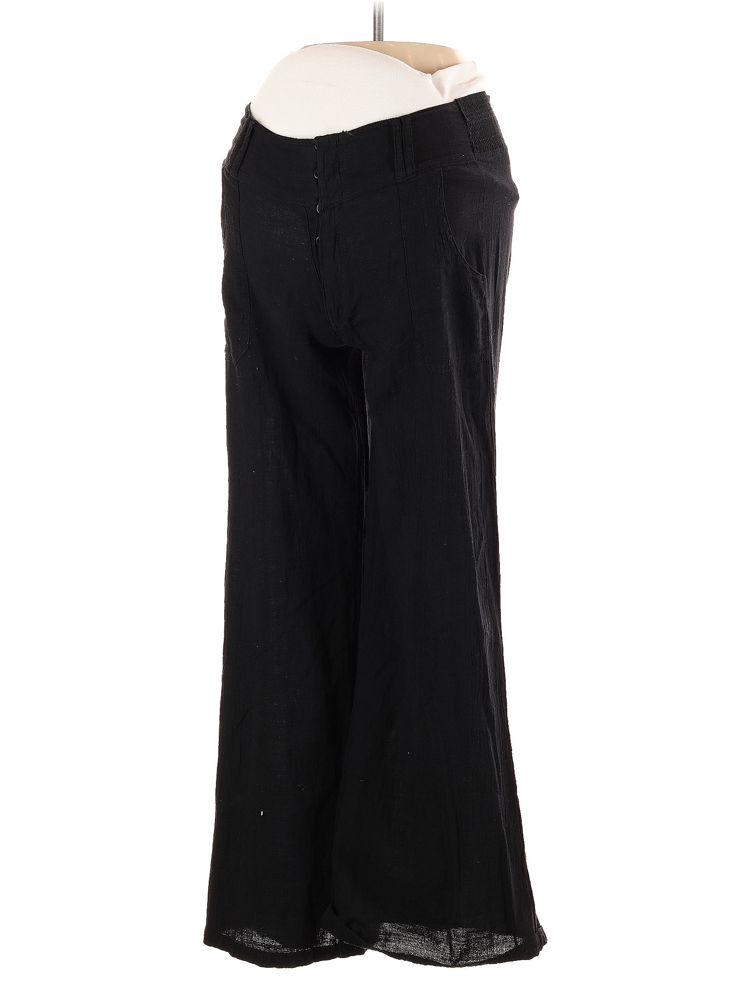 Blanqi 100 Cotton Black Casual Pants Size M (Maternity) 63 off