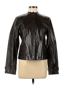 DKNY Leather Jacket (view 1)