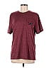 Lee Marled Burgundy Short Sleeve T-Shirt Size M - photo 1