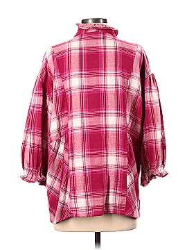 Assorted Brands 3/4 Sleeve Button-Down Shirt (view 2)