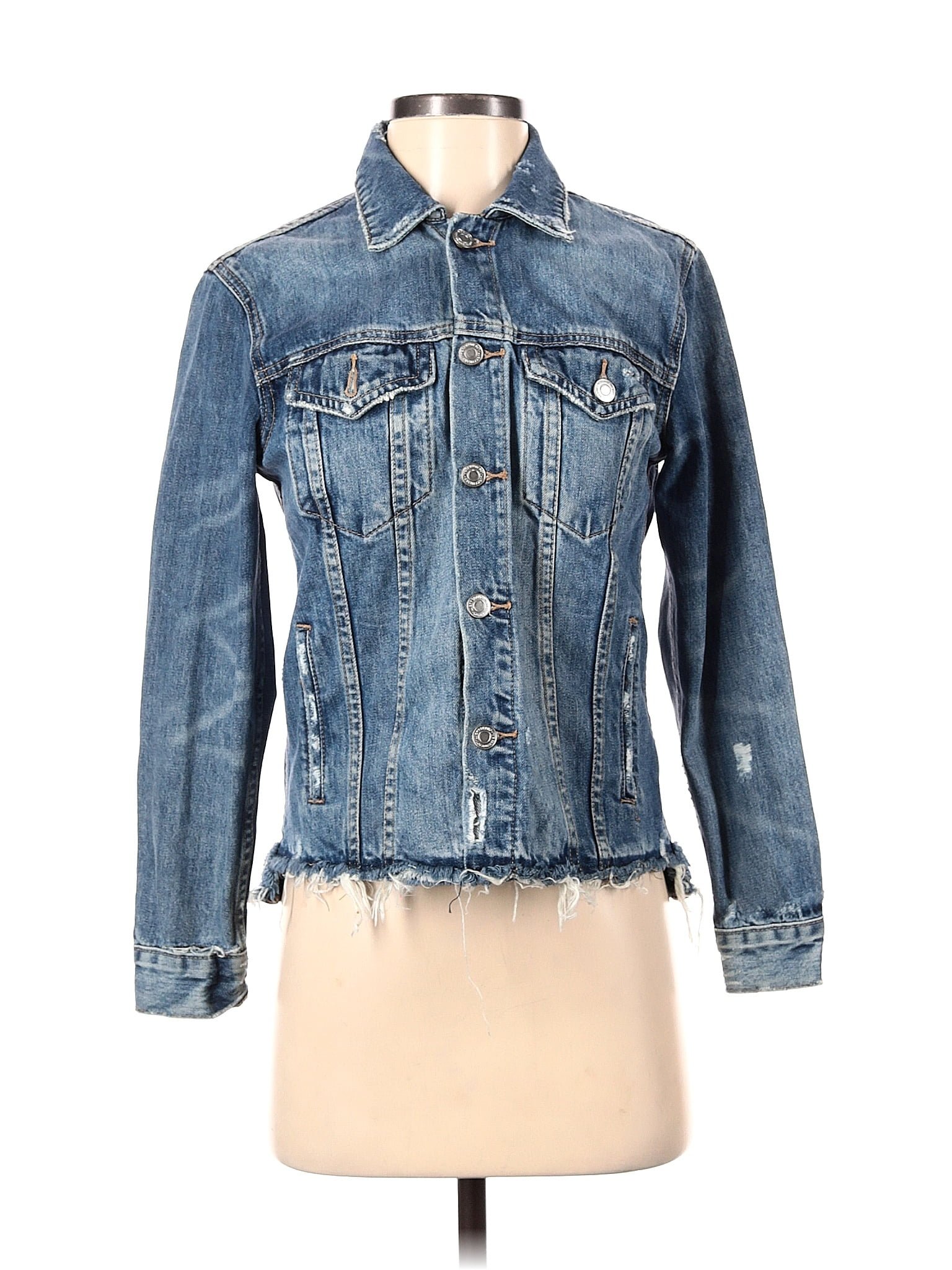 Lucky Brand Blue Denim Jacket Size S - 69% off | ThredUp