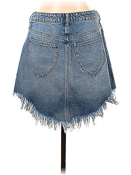 We the Free Denim Skirt (view 2)