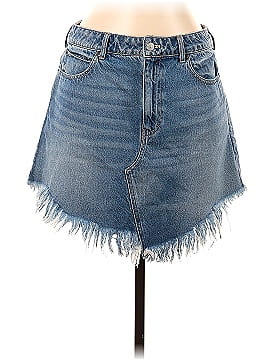 We the Free Denim Skirt (view 1)