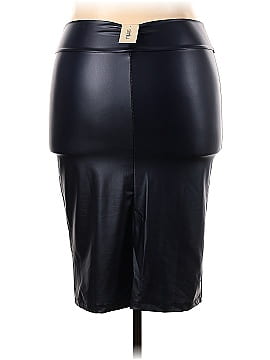 Simlu Faux Leather Skirt (view 2)