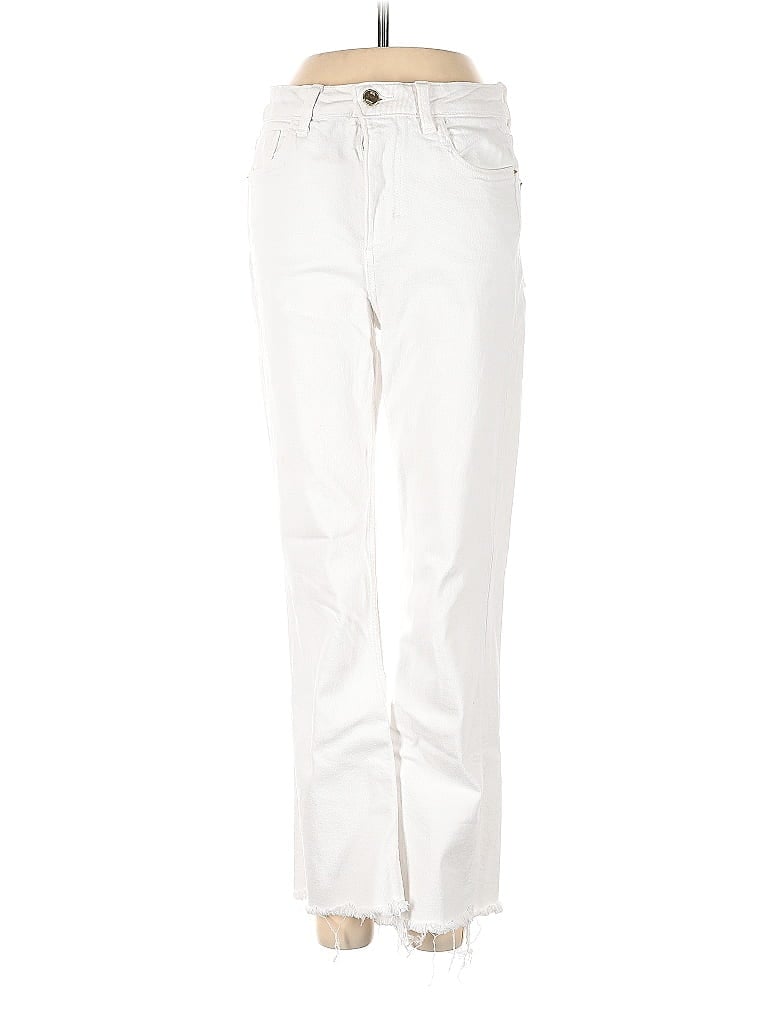 Zara Ivory White Jeans Size 2 - photo 1