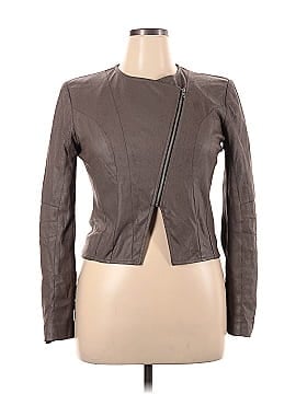 AnnaRita N. Faux Leather Jacket (view 1)