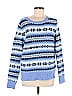 Holiday Time Argyle Blue Pullover Sweater Size M - photo 1