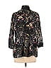 LUCCA 100% Polyester Black Long Sleeve Blouse Size S - photo 2