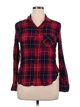 Polly & Esther Long Sleeve Button-Down Shirt (view 1)