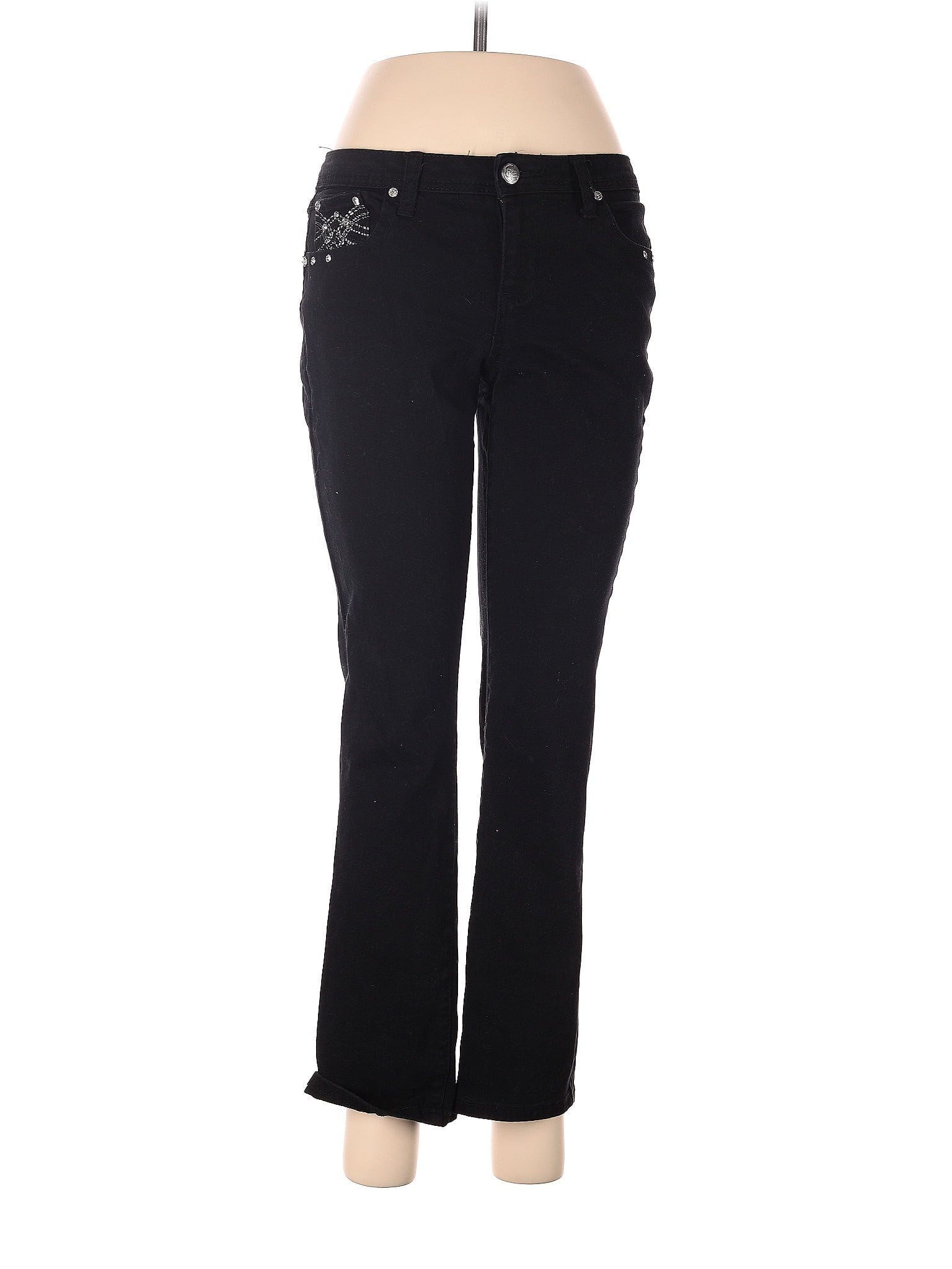 Earl Jean Stars Black Jeans Size 6 (Petite) 71 off ThredUp