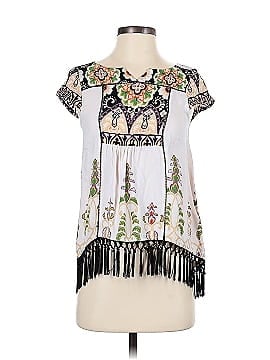 Vanessa Virginia by Anthropologie Short Sleeve Blouse (view 1)