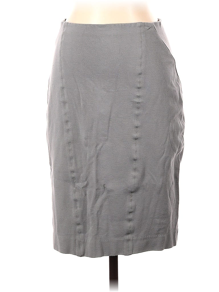 Pre-owned Ann Taylor Casual Skirt In Gray