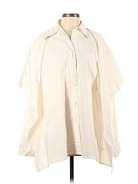 Pushbutton Long Sleeve Button-Down Shirt (view 1)