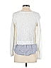 Moth 100% Cotton Silver Pullover Sweater Size XS - photo 2