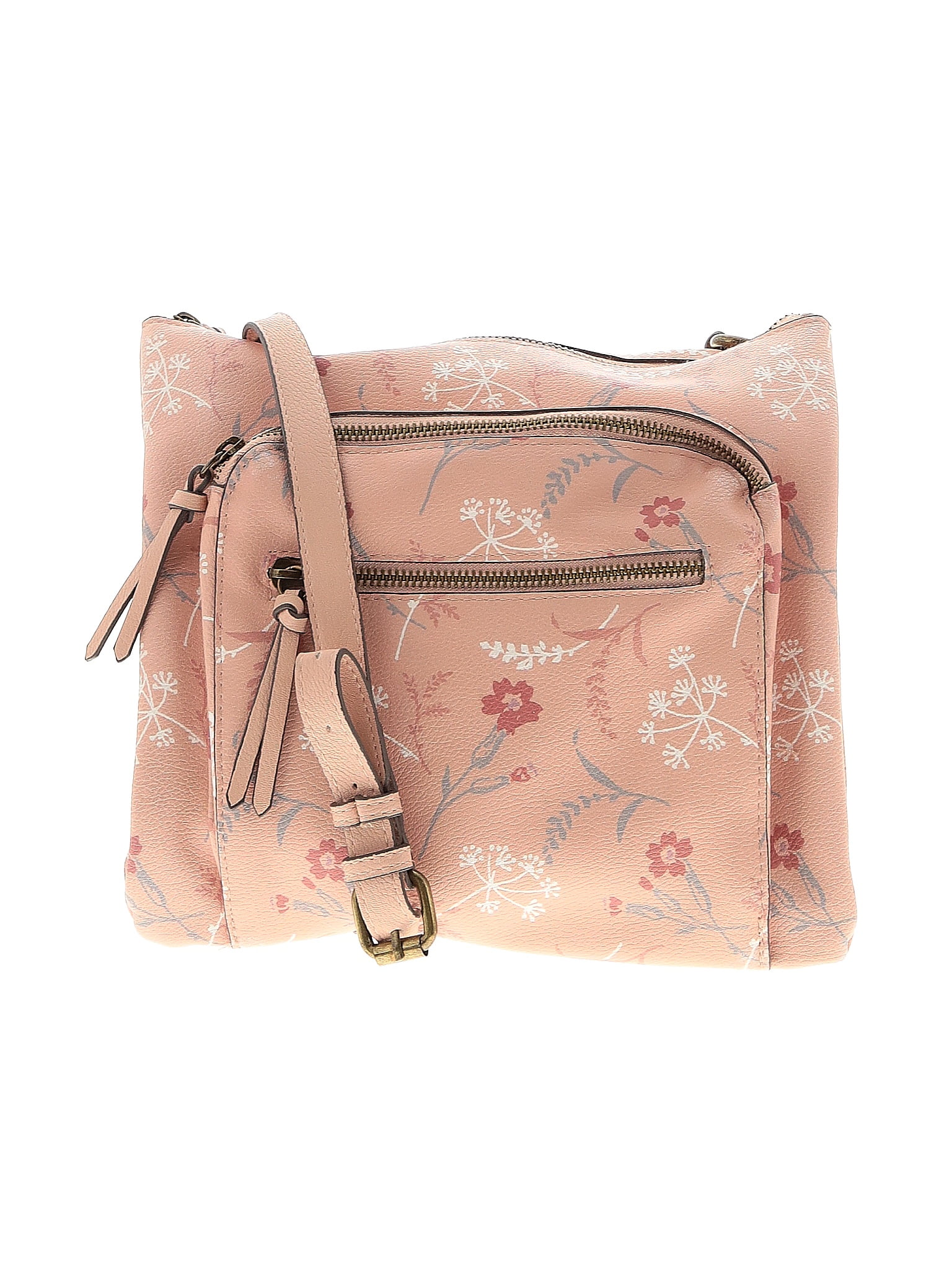 Sonoma Goods For Life Floral Motif Floral Pink Crossbody Bag One Size