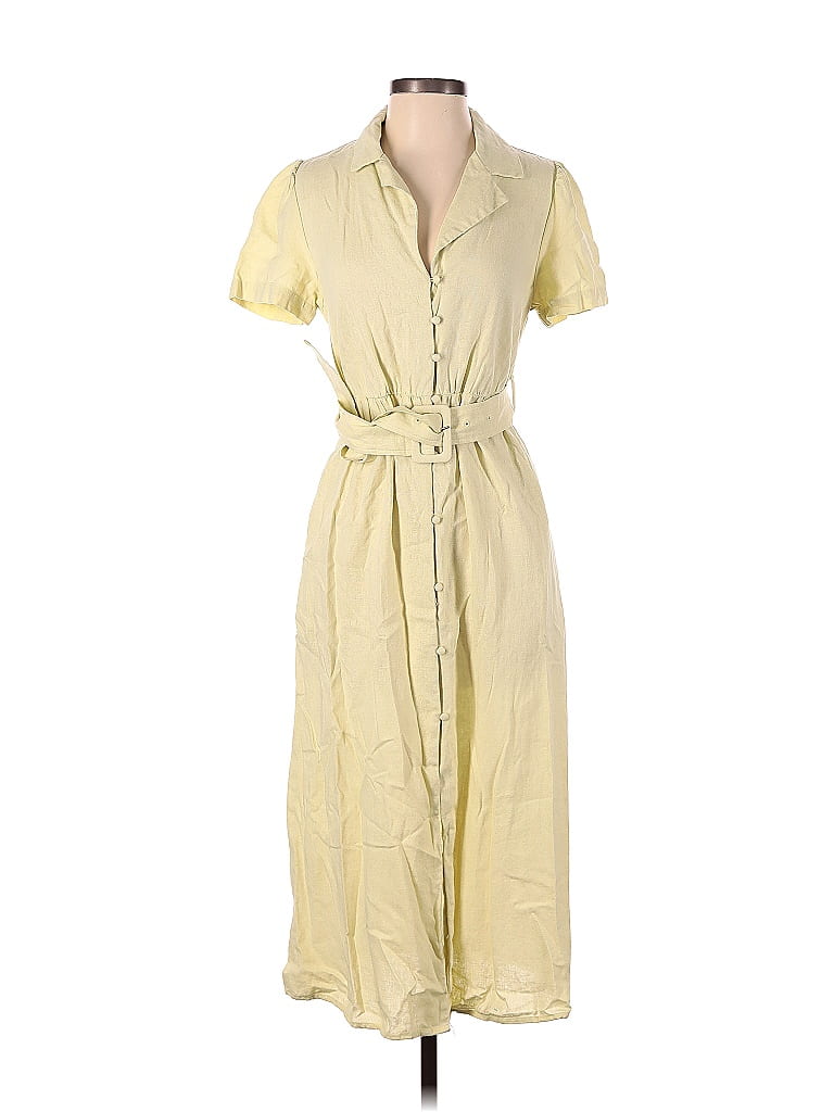 WeWoreWhat Yellow Casual Dress Size XS - photo 1