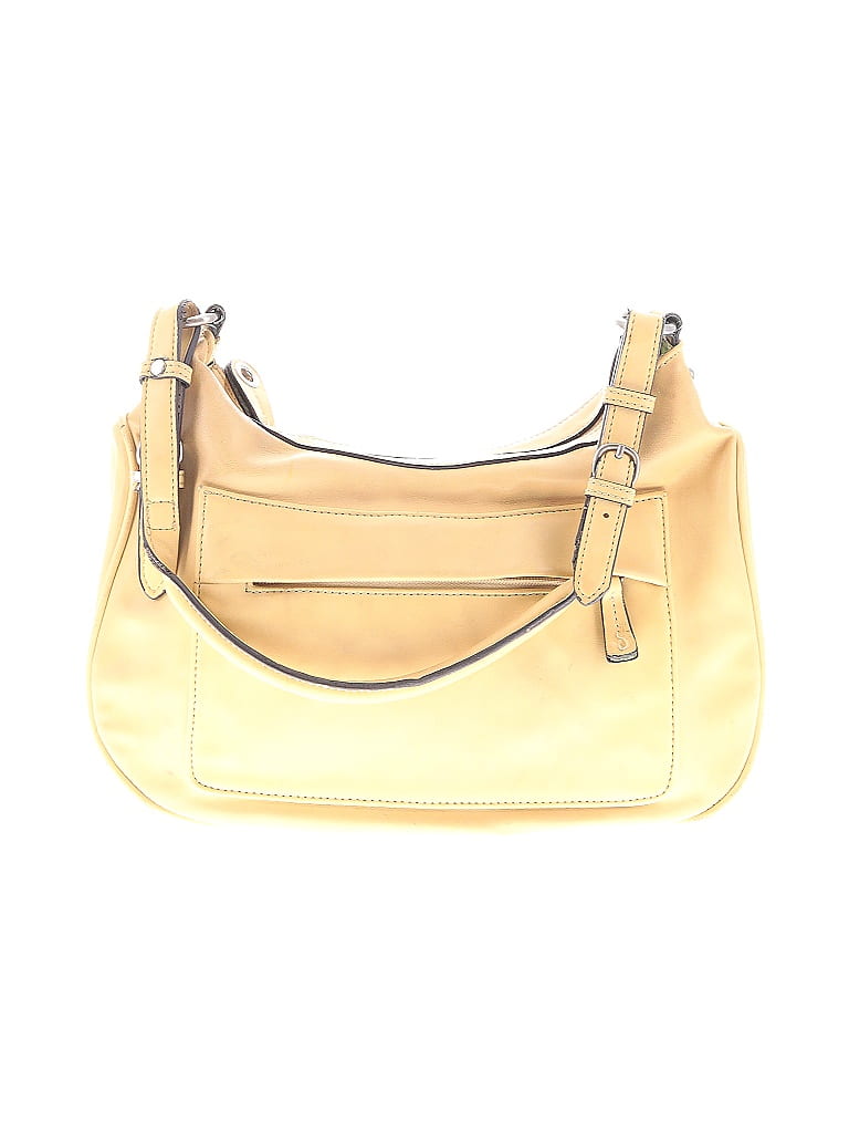 Unbranded 100% Leather Yellow Leather Shoulder Bag One Size - photo 1