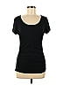 Venus Black Short Sleeve Blouse Size M - photo 1