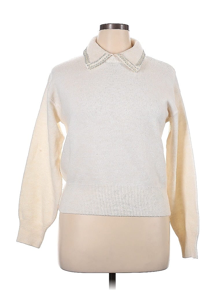 H&M Ivory Turtleneck Sweater Size XL - photo 1