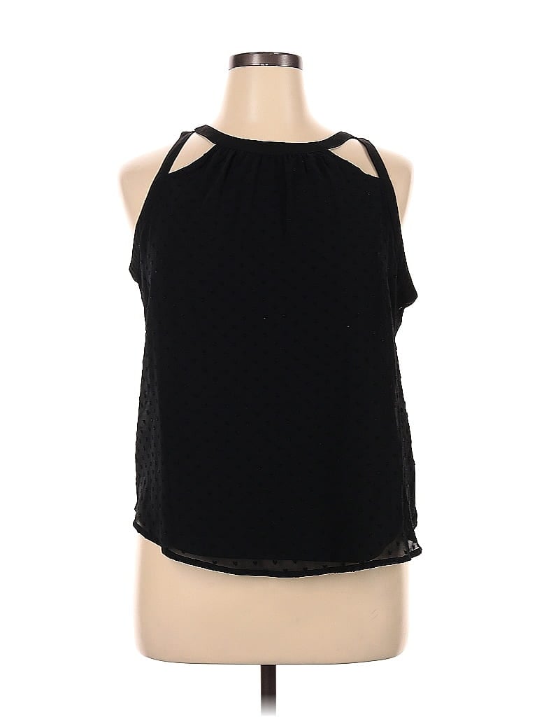 Pre-owned Candies Candie's Sleeveless Blouse In Black