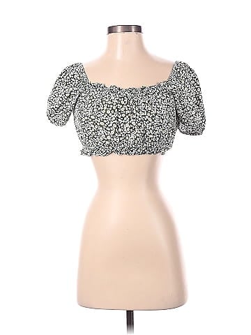 MADE IN ITALY Short Sleeve Blouse (view 1)