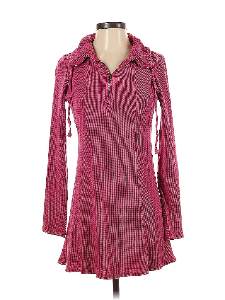 Soft Surroundings 100% Cotton Burgundy Casual Dress Size XS - photo 1