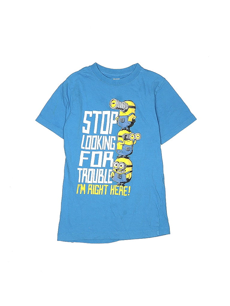 Isaac Morris Limited 100% Cotton Blue Short Sleeve T-Shirt Size 4 - photo 1